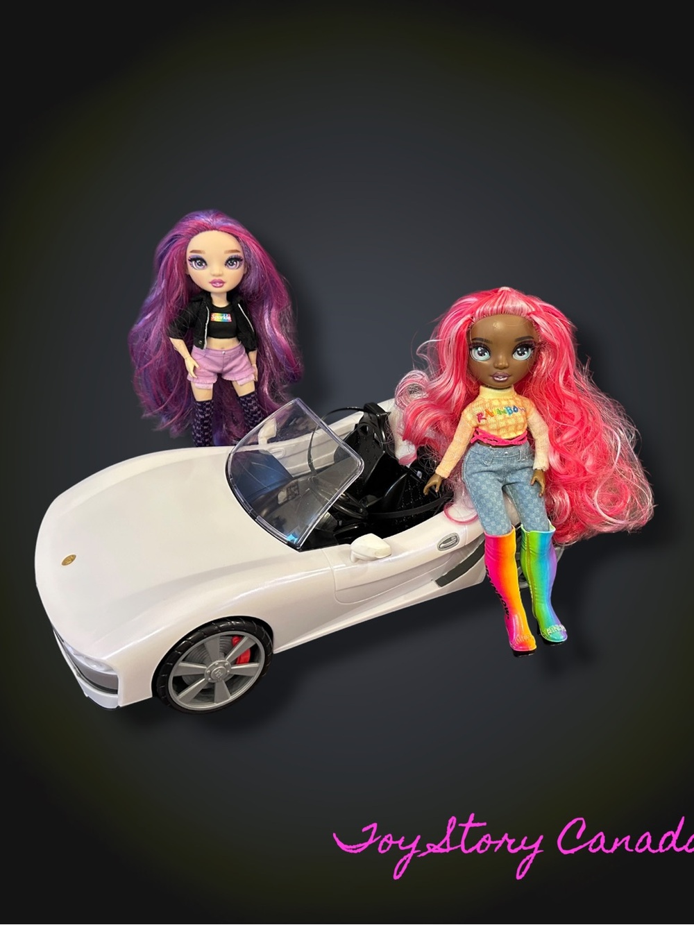 Rainbow High Dolls & Colour Change Car